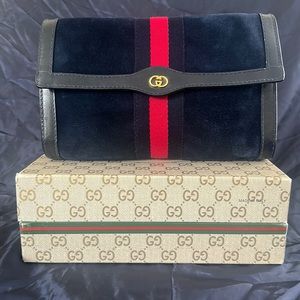 GUCCI Makeup Bag/Clutch. GUCCI PARFUMS Firenze. Very clean! Beautiful Elegance